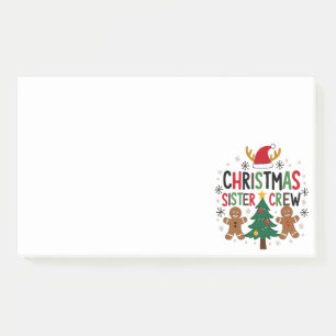 Post-it® Noël Soeur Crew Festive pain d'épices Amis