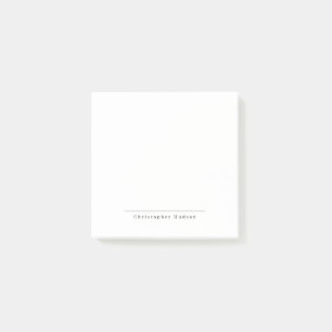 Post-it® Noir blanc simple minimaliste