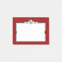 Noir d'art déco, blanc et rouge foncé