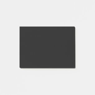 Post-it® Noir fou (Noir le plus foncé) PERSONNALISABLE