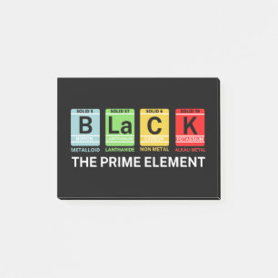 Post-it® Noir L'Élément Premier Histoire Noire