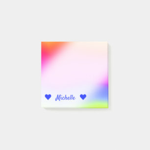 Post-it® Nom + Amusement multicolore Arc-en-ciel-Comme des