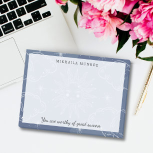 Post-it® Nom d'affirmation quotidienne céleste féminine min