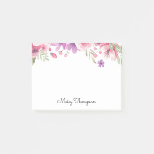 Post-it® Nom de la bordure florale