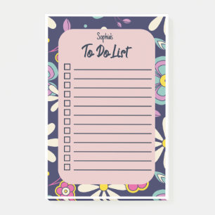 Post-it® Nom de la liste des choses à faire super Retro Vin