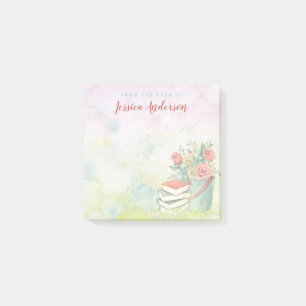 Post-it® Nom floral d'aquarelle
