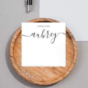 Post-it® Nom manuscrit simple et moderne
