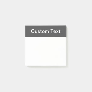 Post-it® Nom modifiable en gras moderne, entreprise ou marq