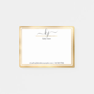 Post-it® Nom personnalisé   À Partir Du Bureau De