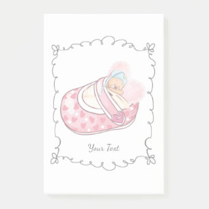 Post-it® Nom personnalisé de l'ours en peluche