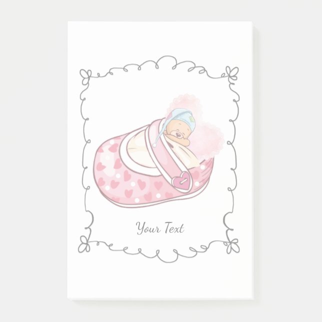 Post-it® Nom personnalisé de l'ours en peluche