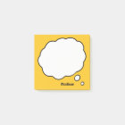 Nom personnalisé et bulle de pensée couleur