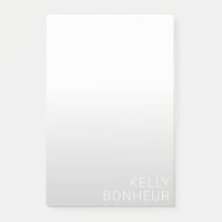 Nom personnalisé moderne | Gradient gris
