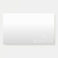 Nom personnalisé moderne | Gradient gris