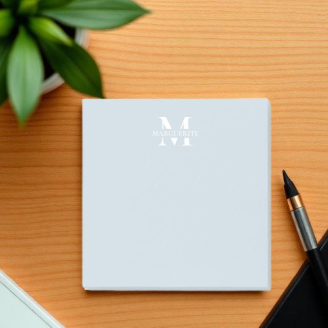 Post-it® Nom personnalisé Monogramme (Créateur téléchargé)