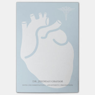 Post-it® Nom personnalisé par cardiologue