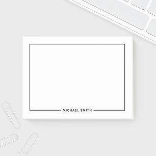 Post-it® Nom personnalisé par minimaliste moderne