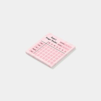 Post-it® Nom personnalisé | Salah/Prayer Tracker Hebdomadai