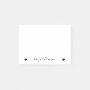 Post-it® Nom simple moderne élégant