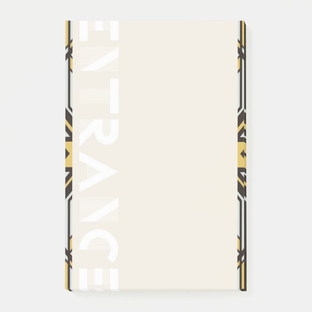 Post-it Note [Art Deco] (Devant)