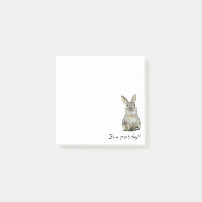 Post-It Note - Cute Bonnie Bunny (Front)