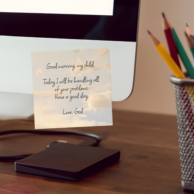 Post-it® Note de Dieu Post‑It Précédemment Écrite (Créateur téléchargé)