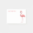 Note de Flamant rose rose de