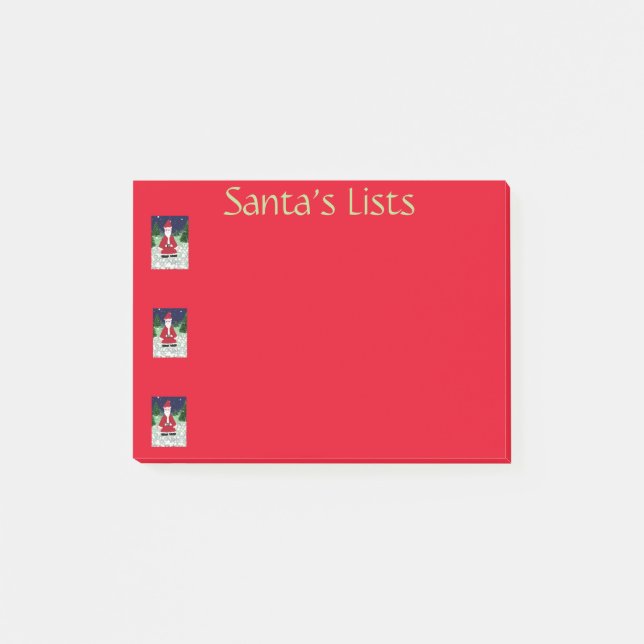Post-it® Note de la publication père Noël (Devant)
