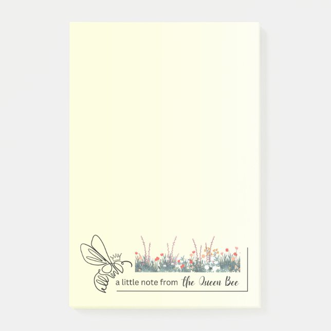 Post-it® Note de la Queen Bee Post-It Notes (Devant)