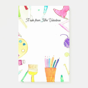 Post-it® Note de l'Ecole de crayons pour enseignants aquare