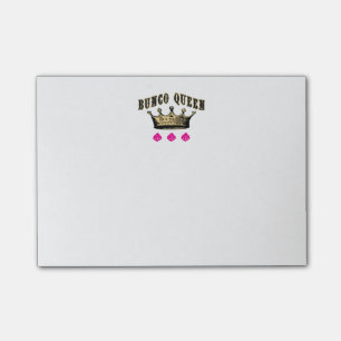 Post-it® Note de post-it de la Reine de Bunco