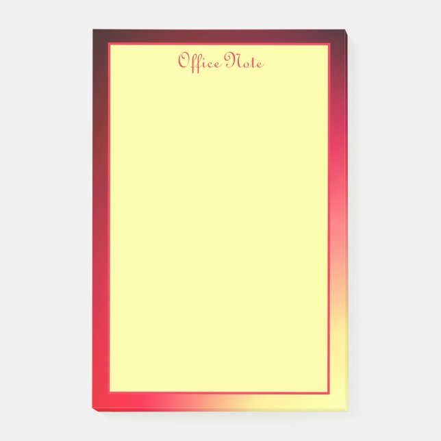 Post-it® Note de service (Devant)