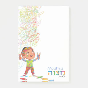Post-it® Note du garçon Mitzvah - Bloc-notes 4 x 6