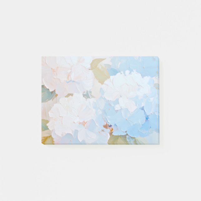 Post-It-Note, Hydrangeas in Watercolor Post-it Notes (Front)