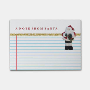 Post-it® Note mignonne du cru du père noël rétro