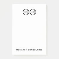 Note post-it de marque 4x6 avec logo de l'entrepri