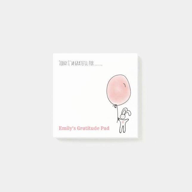 Post-it® Notelets De Gratitude Personnalisés - Remerciement (Devant)