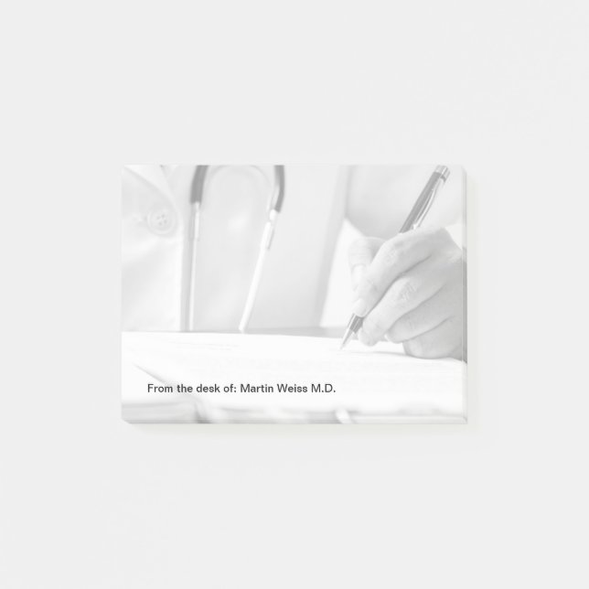 Post-it® Notepads Sticky Office Professionnel Médicale (Devant)