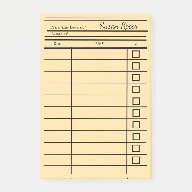 Post-It Notes (Front)
