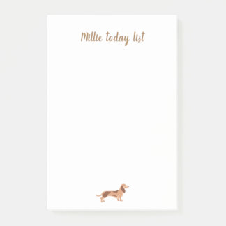 Post-It® Notes, 10.2 cm x 15.2 cm dachshund dog Post-it Notes