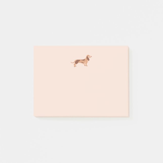 Post-It® Notes, 10.2 cm x 7.6 cm dachshund Post-it Notes (Front)