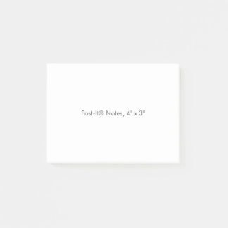 Post-It® Notes, 4" x 3" Post-it Notes
