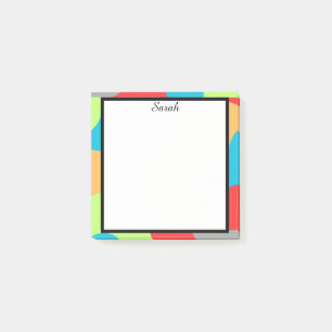 Post-it® Notes adhésives cadre abstrait coloré
