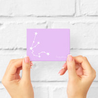 Notes adhésives de la constellation du zodiaque Ve