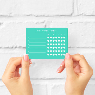 Post-it® Notes adhésives de suivi d'habitudes mini vertes