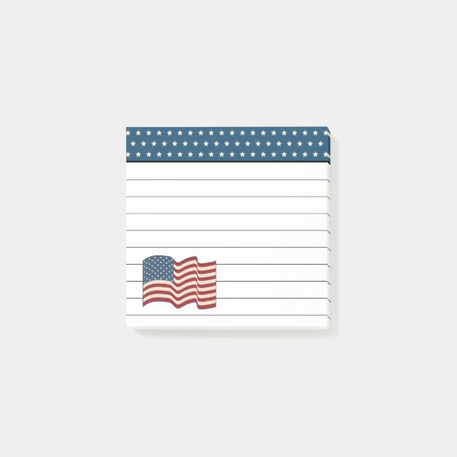 Post-it® Notes adhésives Drapeau des États-Unis (Devant)