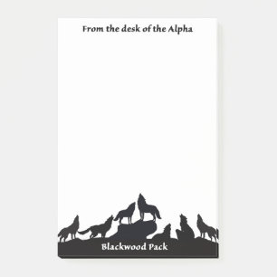 Post-it® Notes Alpha Pack Blackwood
