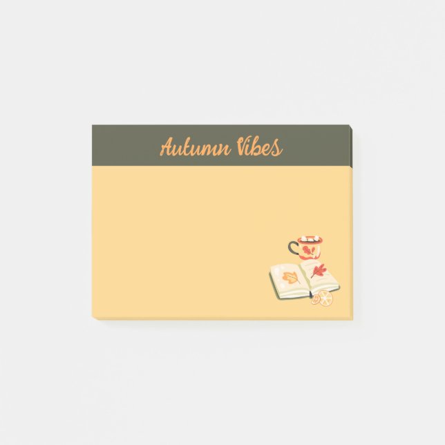 Post-it Notes Ambiance Automne Cosy (Devant)