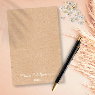 Post-it® Notes autocollantes minimalistes rustiques Kraft S