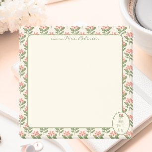 Post-it® Notes autocollantes personnalisées pour enseignant